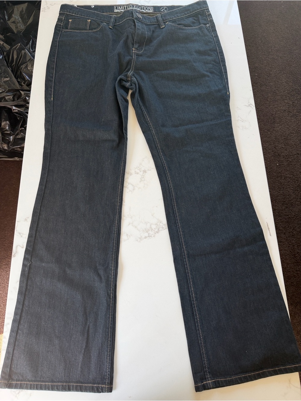 Limited Edition Women’s Dark Wash Bootcut Jeans Size 18 Stretch Denim